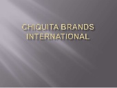 Chiquita brands international   uwsb