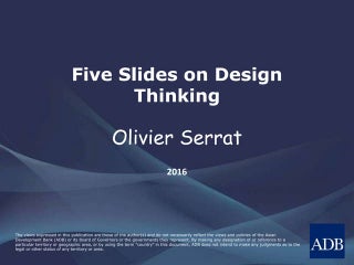 Five Slides on Design Thinking
