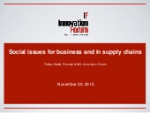 Social trends for global business, some issues, some responses