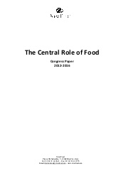 The central role of food slow food
