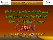 Vision, Mission, Goals and Objectiv...